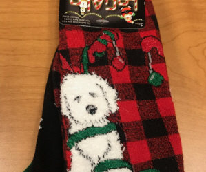 SPR Holiday Auction Closes This Sunday Night!/New Danbury Mint Bichon Items!/Holiday Socks!/Personalized Pet Portrait!/Bichon Earrings!